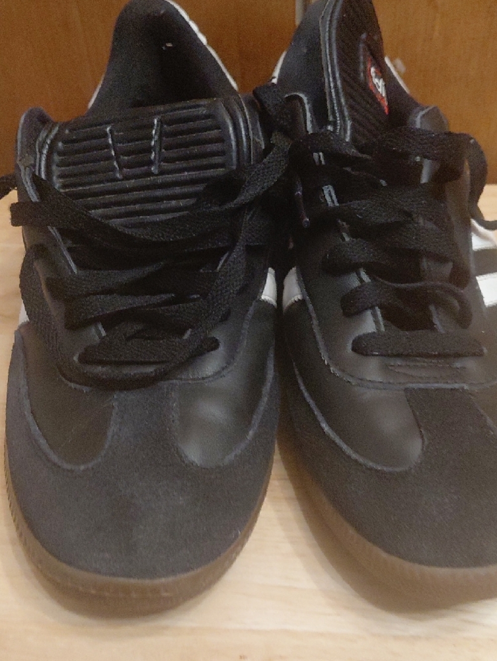 adidas Black and White Samba Retro Low-Top Sneakers Size 11 Mens - Picture 5 of 5